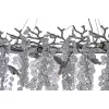 Хрустальная подвесная люстра Tavenna Nickel Tavenna H 1.5.100x40.102 N прозрачная Dio D'Arte