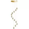 Стеклянный подвесной светильник Terrene MD13003023-12A gold прозрачный DeLight Collection Стеклянный подвесной светильник Terrene MD13003023-12A gold прозрачный DeLight Collection