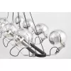 Стеклянная подвесная люстра Marseo LDP 9110-8-PR BK+CHR прозрачная форма шар Lumina Deco Стеклянная подвесная люстра Marseo LDP 9110-8-PR BK+CHR прозрачная форма шар Lumina Deco
