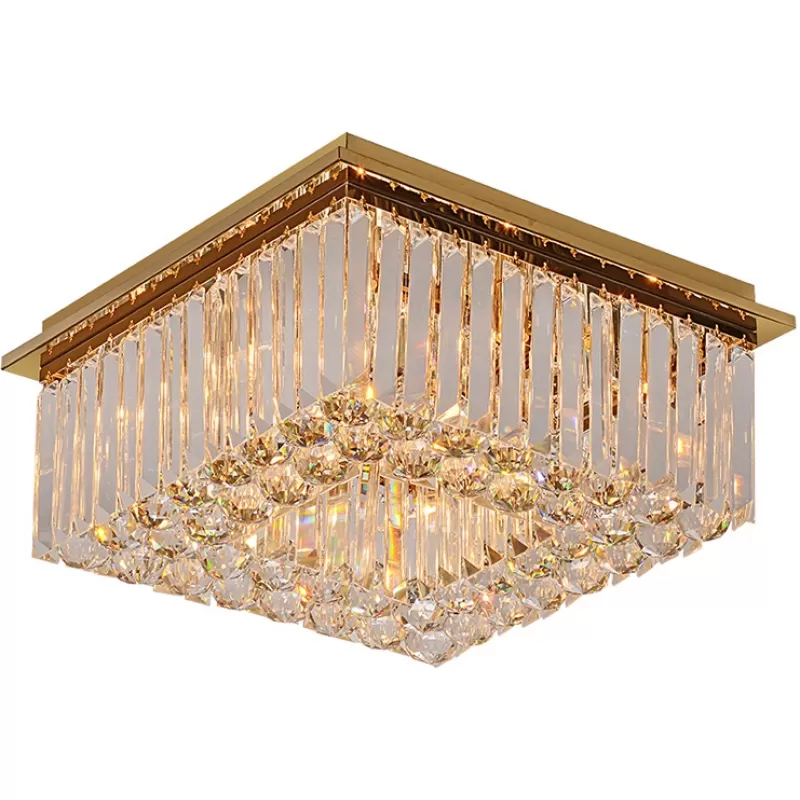 Хрустальный потолочный светильник 8400 8401/80 PL gold прозрачный Newport Хрустальный потолочный светильник 8400 8401/80 PL gold прозрачный Newport