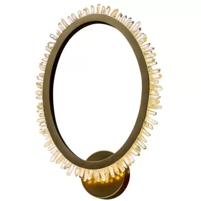 Бра Quartz Halo MB20020154-1A satin gold DeLight Collection прозрачное