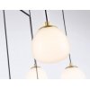 Стеклянный подвесной светильник High Light LH51001 белый форма шар Ambrella