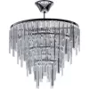 Хрустальная потолочная люстра Аделард 642013305 прозрачная MW-Light