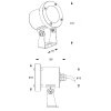 Прожектор уличный Fiara 740008 цилиндр серый Deko-Light