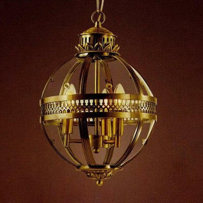 Подвесной светильник 115 KM0115P-4M antique brass DeLight Collection
