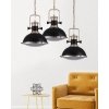 Стеклянный подвесной светильник Batore LDP 274-1 BK белый Lumina Deco