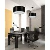 Подвесной светильник Globus LDP 8550 BK цилиндр белый Lumina Deco