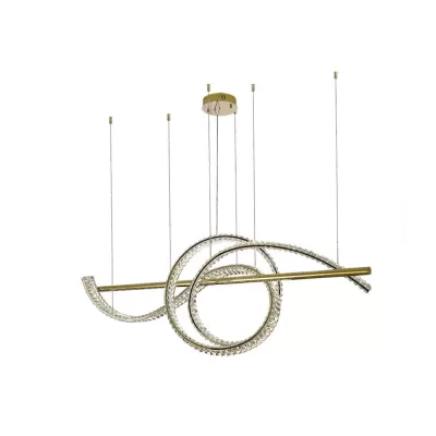Подвесной светильник Crystal 8248N/S gold Newport
