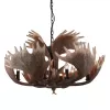 Подвесная люстра Omnilux 522 OML-52203-12 коричневая Omnilux Подвесная люстра Omnilux 522 OML-52203-12 коричневая Omnilux