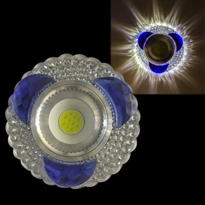 Точечный светильник  42240-9.0-001PL MR16+LED3W CL/BL для натяжного потолка