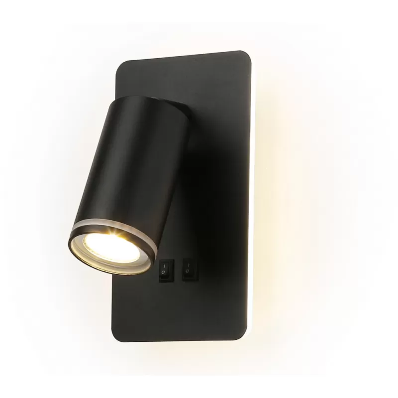 Настенный светильник WALLERS FW2466 цилиндр черный Ambrella Настенный светильник WALLERS FW2466 цилиндр черный Ambrella