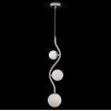 Стеклянный подвесной светильник Uva MOD059PL-03CH форма шар белый Maytoni