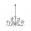 Подвесная люстра Annette 8620+5/C chrome clear Newport