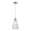 Стеклянный подвесной светильник Emily 10038 VL5603P11 конус прозрачный Vele Luce