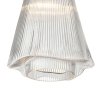 Стеклянный подвесной светильник Emily 10038 VL5603P11 конус прозрачный Vele Luce