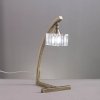 Стеклянный интерьерная настольная лампа Cuadrax 1104 прозрачный Mantra