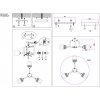 Стеклянная потолочная люстра TRADITIONAL TR303321 цилиндр белая Ambrella