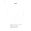 Настенный светильник Moon F099-9W-3000K WH-BK прозрачный iLedex