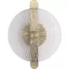 Стеклянный настенный светильник Wasi SL6141.301.01 круглый прозрачный ST Luce