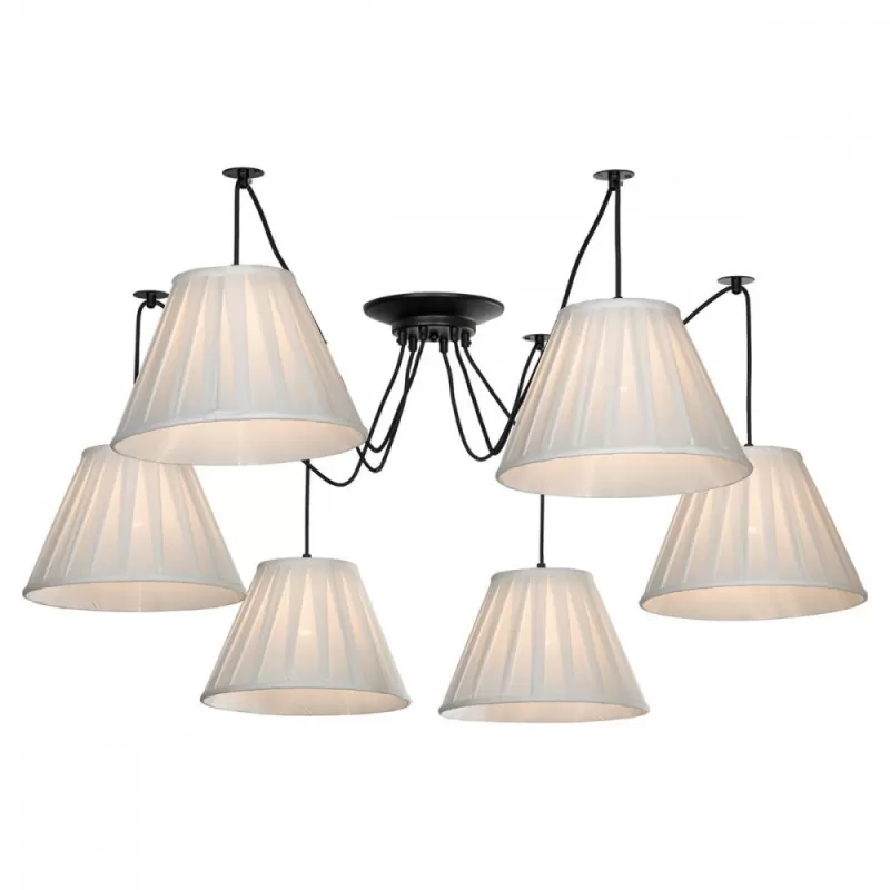 Подвесная люстра Shirley LSP-8437 конус белая LGO Подвесная люстра Shirley LSP-8437 конус белая LGO