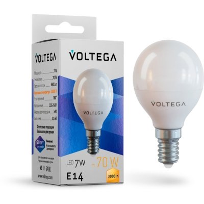 Лампочка светодиодная Globe 7W 7242 Voltega