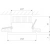 Точечный светильник Kita 25024/LED круглый белый Elektrostandard