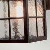 Стеклянный настенный фонарь уличный Winchester BL19-BLACK прозрачный Elstead