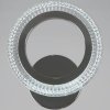 Бра  09837-0.2-01 CR прозрачное круглое