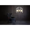 Стеклянный подвесной светильник Vigatto LDP 1224-8 CHR цилиндр белый Lumina Deco
