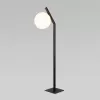 Стеклянный наземный фонарь Sfera 35158/F черный белый форма шар Elektrostandard