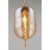 Стеклянный подвесной светильник Mattia APL.316.06.01 цвет янтарь Aployt