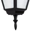 Стеклянный уличный светильник подвесной Bremen A1015SO-1BK прозрачный Artelamp