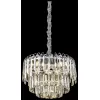 Хрустальная подвесная люстра Krista WE130.05.103 прозрачная Wertmark
