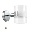 Стеклянное бра Runa 3706/1W цилиндр белое Lumion