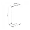 Офисная настольная лампа Reiko 3758/7TL белый Lumion