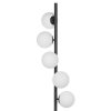Стеклянный торшер Croco 815757 форма шар белый Lightstar