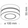 Стеклянный точечный светильник Alivar C022CL-L12B4K прозрачный Maytoni