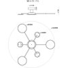 Потолочная люстра Nora MR1170-7CL