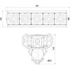Уличный консольный светильник Галеон 51 CB-C0329043 прозрачный