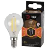 Лампочка светодиодная филаментная  F-LED P45-11w-827-E14 ЭРА