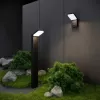 Настенный светильник уличный Sensor 1541 TECHNO LED черный белый Elektrostandard