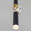 Подвесной светильник Lance 50191/1 LED черный/золото цилиндр черный Eurosvet