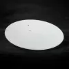 Стеклянная подвесная люстра Huron LSP-8739 белая Lussole
