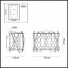 Настенный светильник Brion 4094/40WL серый Odeon Light