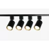 Трековая система в сборе  TR70-SET4-GU10-BK цилиндр черный ЭРА
