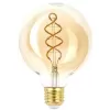 Лампочка светодиодная филаментная  F-LED G95-7W-824-E27 spiral gold ЭРА