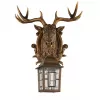 Стеклянный настенный фонарь уличный Hunt 2078-1W прозрачный Favourite