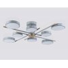 Потолочная люстра COMFORT FL516339 круглая белая Ambrella