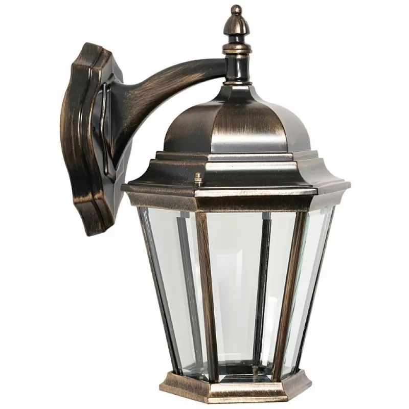 Стеклянный настенный фонарь уличный  91402L Gb прозрачный Oasis Light Стеклянный настенный фонарь уличный  91402L Gb прозрачный Oasis Light