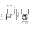 Бра  D82D0102 цилиндр черное Fabbian